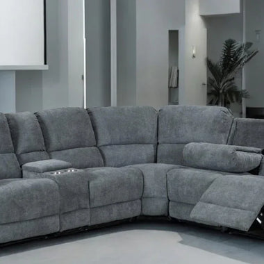 Vancouv Recliner Corner Sofa With Cup Holders - DF Beds