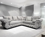 Rio chesterfield corner sofa set fullback + cushions