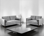Harper Plush Fabric Sofa