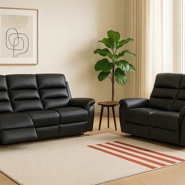 Dallas Genuine Leather Power Recliner - DF Beds