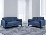 Harper Plush Fabric Sofa