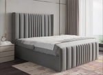 Pannel Wingback Ottoman Bed Frame