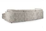Meridian U Shape Fabric Chaise Cinema Sofa