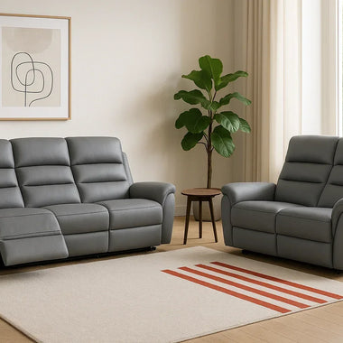 Dallas Genuine Leather Power Recliner - DF Beds