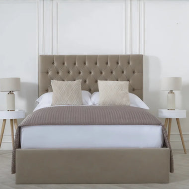 Harriot Chesterfield Upholstered BedFrame - DF Beds