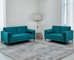 Harper Plush Fabric Sofa
