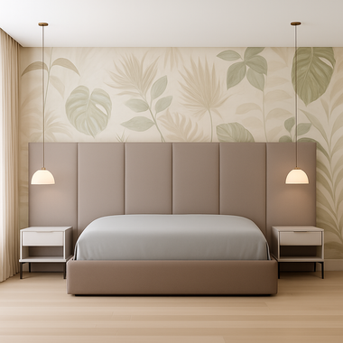 The 6 Panel Modora Extended Bed Frame Upholstered Silver