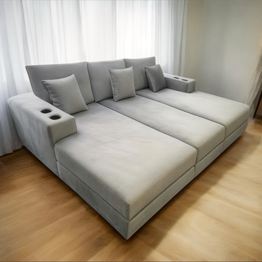 Home Cinema Sofa With 4 Cupholders plush