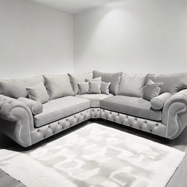 Rio Chesterfield Sofa - Fullback & Cushions - DF Beds