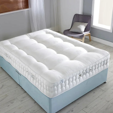 Natural Hand Stitched Pocket Sprung Mattress - DF Beds