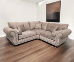 Rio chesterfield corner sofa set fullback + cushions