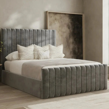 Lorenzo Velvet Bed - D F Beds - DF Beds