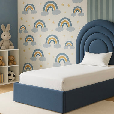 Arch Kids Bed Frame 3ft Single Bed Frame Boy Blue