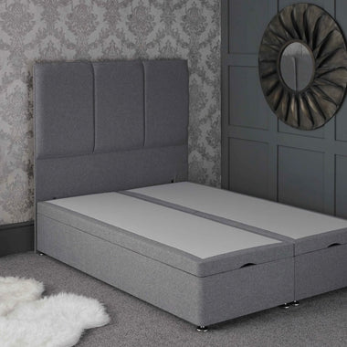 3 panel ottoman bed base with headboard