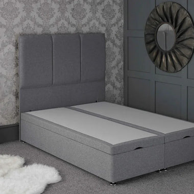 3 Panel Ottoman Storage Divan Bed with Headboard - DF Beds