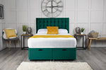 Omega Ottoman Storage Divan Bed with Headboard