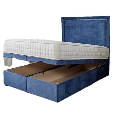 Glam Storage Divan Bed with Headboard