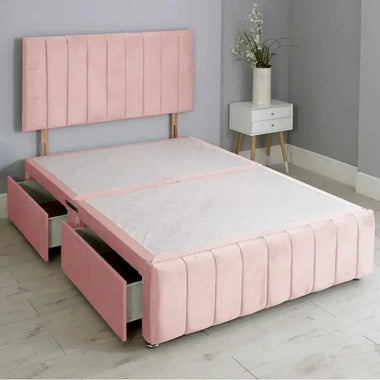 Linear Divan Bed Frame And Headboard - DF Beds