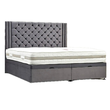 Dakota Ottoman Storage Divan Bed with Headboard