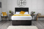 Florence Ottoman Storage Divan Bed with Headboard