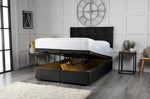 Cube Ottoman Storage Divan Bed with Headboard