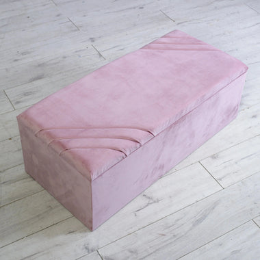 Lucille Ottoman Blanket Storage Box - DF Beds
