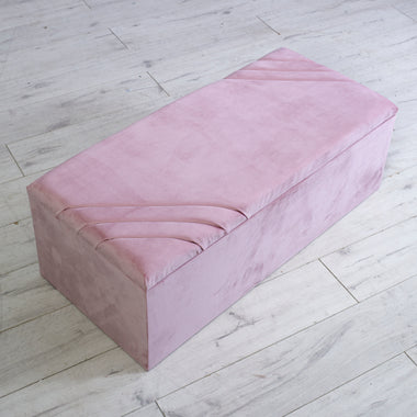 Lucille Ottoman Blanket Storage Box