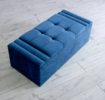 Bumper lined gas lift blanket storage box