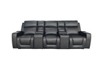 The Grand 3 Seater Cinema Electric Recliner Sofa With Cupholders - DF Beds