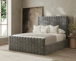 Lorenzo Velvet Bed - D F Beds - DF Beds