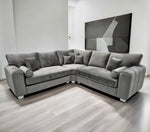 Milano Corner Fabric Sofa - Fullback & Cushions