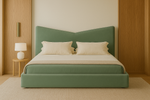 The Modvee Bed Upholstered Green