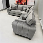 Milano Corner Fabric Sofa - Fullback & Cushions