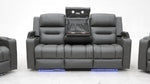 Titan Electric Recliner Leather Sofas