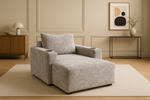 Lounge Home Cinema Sofa Chaise With Cupholders Silver Crush Velvet 