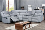 Luxe Leather Recliner Sofa Set - D F Beds