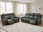Hudson Genuine Leather Electric Recliner Sofa - DF Beds