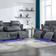 3+2 Piece Electric Home Cinema Sofa Set – Black | Hi-Tech Recliner Couch Suite with Power Recline, USB & Type-C Ports, Cupholders, Console & Built-in Bluetooth Speaker