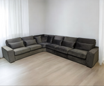 Soho Double Corner Fabric Sofa - Fullback & Cushions