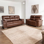 Gretal Leather Sofa - D F Beds