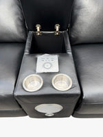 Malfi Modular Genuine Leather Electric Recliner Sofa