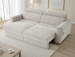 Canva Electric Fabric Sofabed Black, Green, Grey or Beige