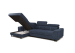 Velvo Corner Sofa Bed With Storage