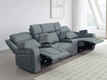 The Grand 3 Seater Cinema Electric Recliner Sofa With Cupholders - DF Beds