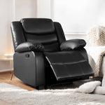 Roma Plus Leather Or Fabric Reclining Sofa With Super Fast Wireless Charger