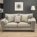 Mayfair Chesterfield Sofa Fullback & Cushions Silver 3 Seater
