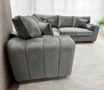 Milano Corner Fabric Sofa - Fullback & Cushions