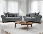 Verona scatter back 3+2 set sofa grey