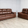 3+2 Gretel Leather Sofa Set Brown