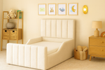 Panel Kids Bed Frame With Side Rails 3ft Single Toddler Bed